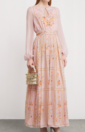 Giambattista Valli Silk Floral Maxi Dress 2