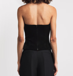 Roland Mouret Velvet Corset Top 5