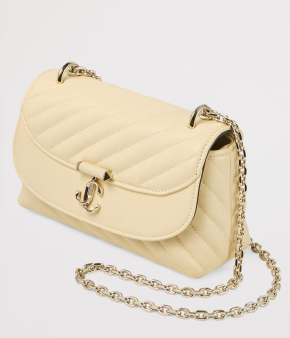 Jimmy Choo Curve Small Biker Leather Quilted Cross-Body Bag 3