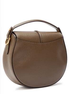 Demellier Small Leather Siena Saddle Bag 2