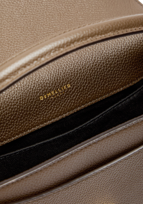 Demellier Small Leather Siena Saddle Bag 5