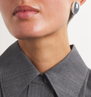 Lie Studio Sterling Silver The Camille Earrings 3