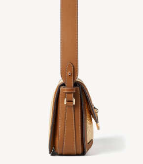 Aspinal Of London Raffia Leather Resort Cross-Body Bag 6