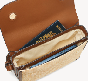 Aspinal Of London Raffia Leather Resort Cross-Body Bag 8