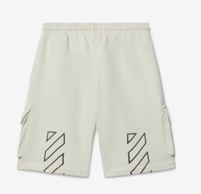 Off-White Boys Bookish Diag Sweat Shorts 3