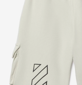 Off-White Boys Bookish Diag Sweat Shorts 6