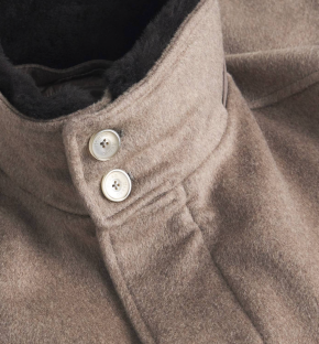 Herno Cashmere Shearling-Trim Car Coat 3