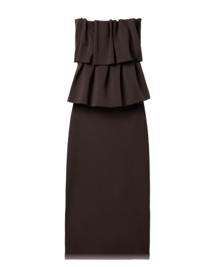 House Of Dagmar Sculpted Midi Dress 3
