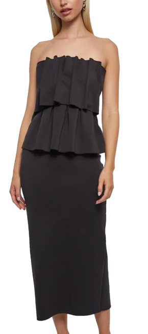 House Of Dagmar Sculpted Midi Dress 2