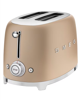 Smeg '50s Style 2-Slot Toaster - Matte Champagne 5