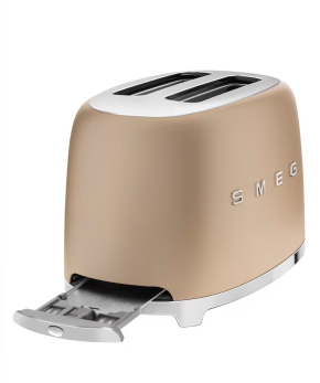 Smeg '50s Style 2-Slot Toaster - Matte Champagne 3