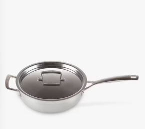 Le Creuset 3-Ply Stainless Steel Non-Stick Chef's Pan & Lid, 24cm 2