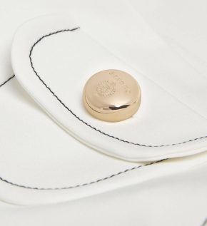 Sandro Box Pleated Mini Skirt 2