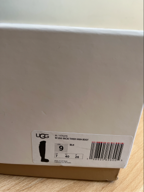 Sacai x Ugg Black Over The Knee Sheepskin Boots 2025 7