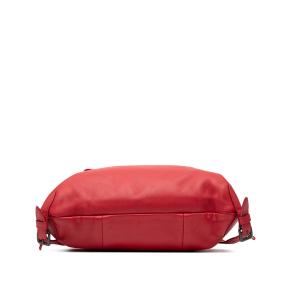 Bottega Veneta Red Leather Intrecciato Backpack 3