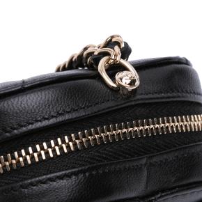 Chanel Black Lambskin CC in Love Heart Necklace Bag 9