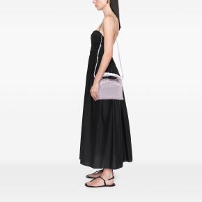 Bottega Veneta Pink Mini Calfskin Intrecciato Hop Satchel 7