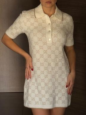 Gucci Wool Blend Polo Mini Dress 2025 8
