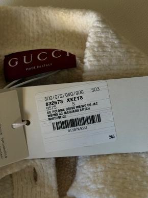 Gucci Wool Blend Polo Mini Dress 2025 6