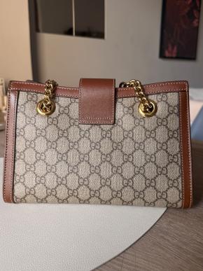 Gucci Coated Canvas Padlock Shoulder Bag 3