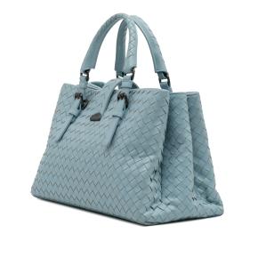 Bottega Veneta Light Small Nappa Intrecciato Roma Satchel 2