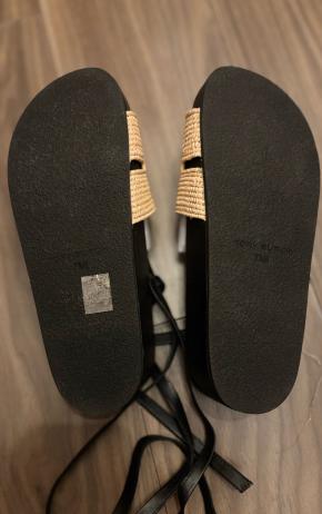 Tory Burch Raffia Sandals 5