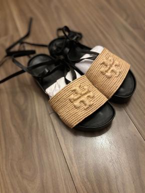 Tory Burch Raffia Sandals 2