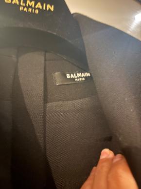 Balmain Black Sleeveless Blazer Dress 5