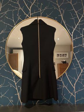 Balmain Black Sleeveless Blazer Dress 3