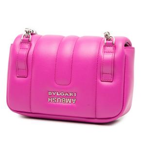 Bvlgari Pink Ambush Nappa Serpenti Convertible Belt Bag 2