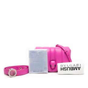 Bvlgari Pink Ambush Nappa Serpenti Convertible Belt Bag 7