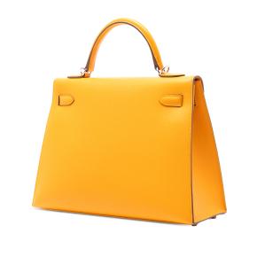 Hermes Jaune D'Or Epsom Kelly II Sellier 32 2