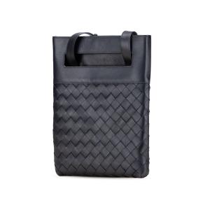 Bottega Veneta Black Nappa Intrecciato Messenger Bag 2