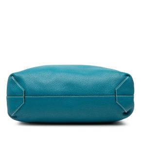 Hermes Blue Izmir And Malachite Clemence Double Sens 45 3