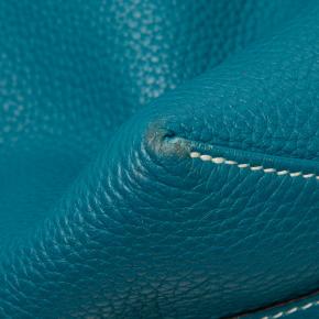 Hermes Blue Izmir And Malachite Clemence Double Sens 45 7