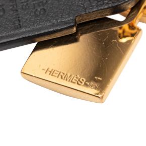 Hermes  Swift O Kelly Gold Plated Earrings 4