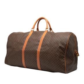 Celine Coated Canvas And Leather Macadam Coated Canvas Travel Bag 2