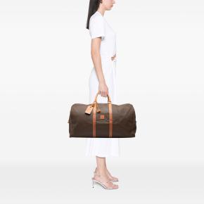 Celine Coated Canvas And Leather Macadam Coated Canvas Travel Bag 7