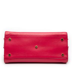 Saint Laurent Pink Small Leather Sac De Jour Satchel 3