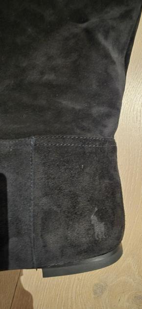 Ralph Lauren Polo Long Black Suede Boots 4