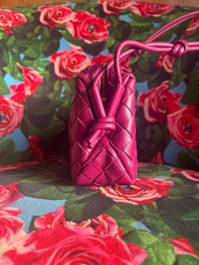 Bottega Veneta Pink Mini Loop Bag 4