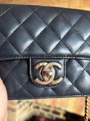 Chanel Quilted Black Classic Mini Bag 7