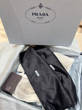 Prada Velvet Peep Toe Sandals 5