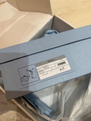 Prada Velvet Peep Toe Sandals 9