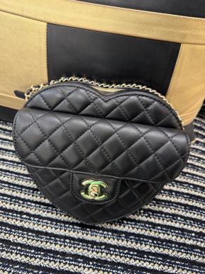 Chanel Large Quilted Heart Bag 2