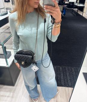 Chanel Large Quilted Heart Bag 12