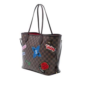 Damier Ebene Neverfull Patches MMLouis Vuitoon Coated Canvas 2