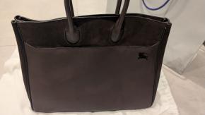 Burberry Brown Suede Rocking Horse Tote 3
