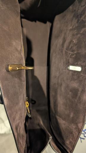 Burberry Brown Suede Rocking Horse Tote 5