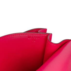 Hermes Rose Tyrien Mini Chevre Mysore Constance 18 6